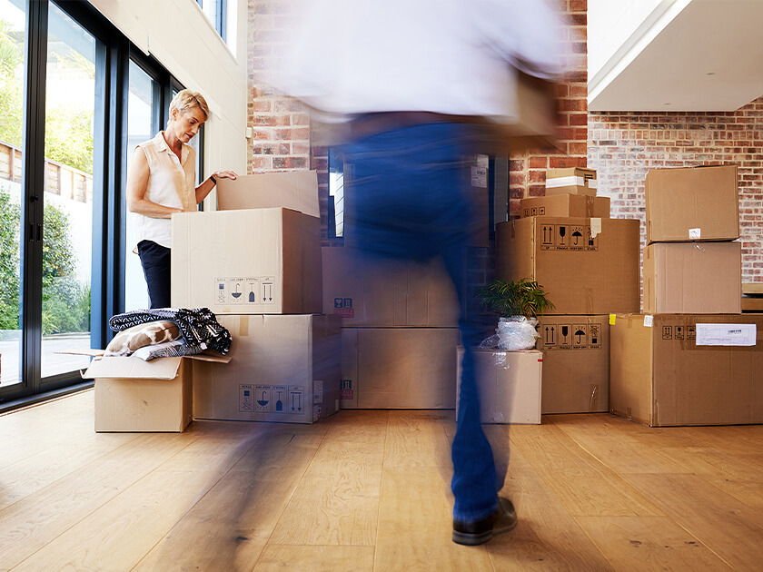 Unpacking house